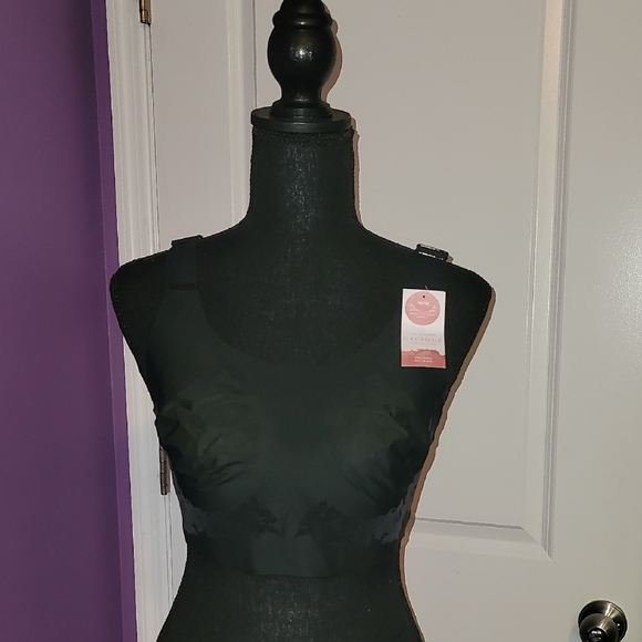 Cacique Other - Cacique Black Unlined No Wire Bra Sz: 14/16 NWT